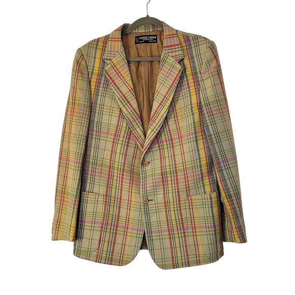 Pierre Cardin Vintage Men's Multicolor Wool Blazer - Picture 1 of 6